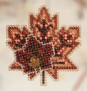 Набор для вышивания "Maple Leaves • Кленовые листья" Mill Hill MH180202