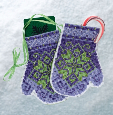 Набор для вышивания "Star Mittens • Рукавицы Звездочка" Mill Hill MH191833