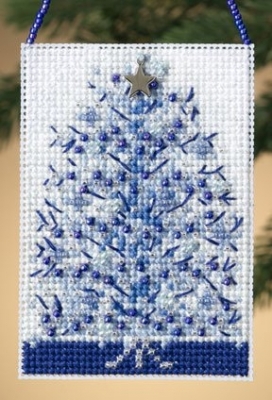 Набор для вышивания "Silvery Tree  • Серебрянная елка" Mill Hill MH160303