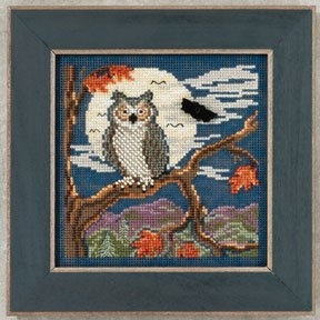 Набор для вышивания "Night Owl • Ночная сова" Mill Hill MH142203