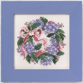 Набор для вышивания "Hydrangea Wreath • Венок гортензии" Mill Hill MH140104