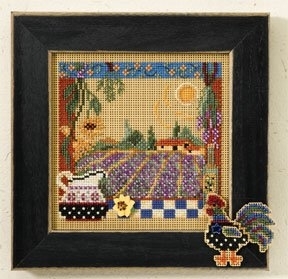 Набор для вышивания "Lavender Fields • Лавандовые поля" Mill Hill MH147203