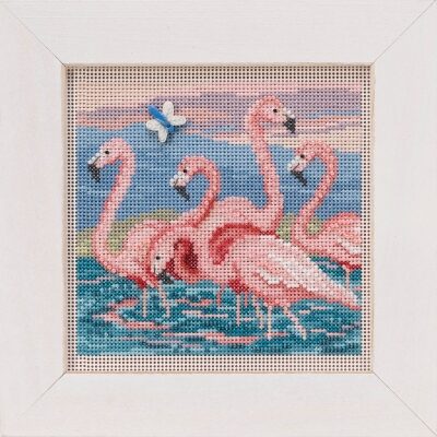 Набор для вышивания "Flamingos • Фламинго" Mill Hill MH141916