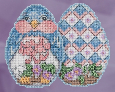 Набор для вышивания "Bluebird Egg • Птичка" Mill Hill JS181816