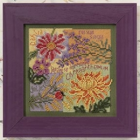 Набор для вышивания "Fall Blooms • Осенние цветы" Mill Hill MH140203