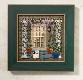 Набор для вышивания "Wisteria Welcome • Приветствие с глицинией" Mill Hill MH146102