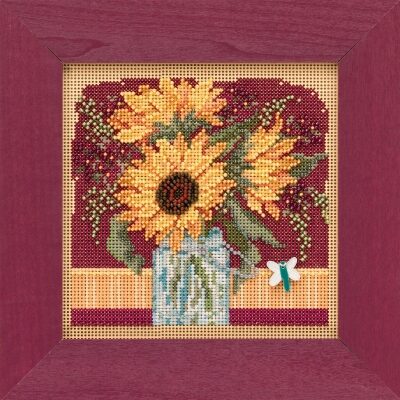 Набор для вышивания "Sunflower Bouquet • Букет подсолнухов" Mill Hill MH141924