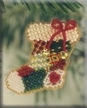 Набор для вышивания "Patchwork Stocking • Пэчворк Чулок" Mill Hill