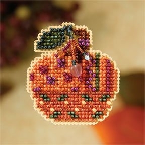 Набор для вышивания "Jeweled Pumpkin • Ювелирная тыква" Mill Hill