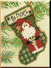 Набор для вышивания "Tis Noel Stocking • Чулок" Mill Hill