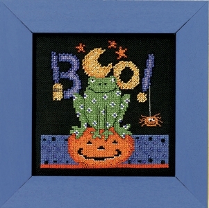 Набор для вышивания "Boo Frog • Буу Лягушка" Mill Hill