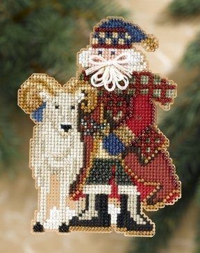 Набор для вышивания "Teton Santa • Тетонский Санта" Mill Hill