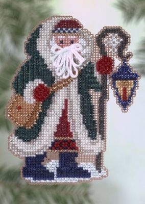 Набор для вышивания "Glacier Santa • Ледник Санта" Mill Hill