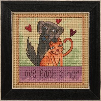 Набор для вышивания "Love Each Other • Любить друг друга" Mill Hill