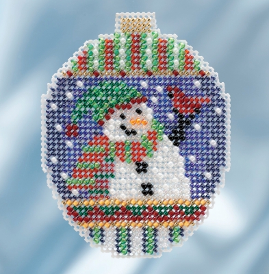 Набор для вышивания "Snowman Greetings • Приветствие снеговика" Mill Hill