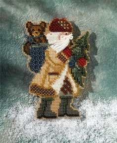 Набор для вышивания "Allegheny Santa • Санта" Mill Hill