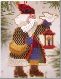 Набор для вышивания "Dove Santa • Санта" Mill Hill