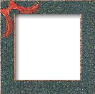 Оригинальная рамка Matte Green w/Red Bow для наборов Mill Hill