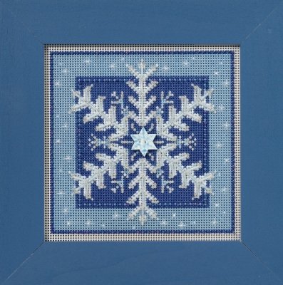 Набор для вышивания "Crystal Snowflake • Хрустальная снежинка" Mill Hill MH141635