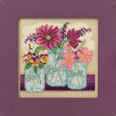 Набор для вышивания "Cut Flowers • Срезанные цветы" Mill Hill MH141611