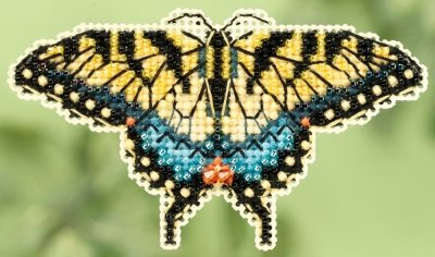 Набор для вышивания "Yellow Swallowtail • Желтая бабочка" Mill Hill MH185104