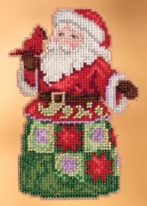Набор для вышивания "Festival Friends Santa • Друзья Санта" Mill Hill JS203106