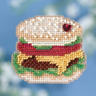 Набор для вышивания "Hamburger • Гамбургер" Mill Hill MH181811