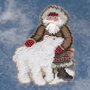 Набор для вышивания "Nunavut Santa • Нунавутский Санта" Mill Hill MH209303