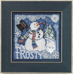 Набор для вышивания "Frosty Snowman • Морозный снеговик" Mill Hill MH140304