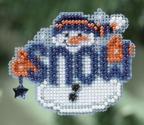Набор для вышивания "Snow Buddy • Снежный приятель" Mill Hill MH180304