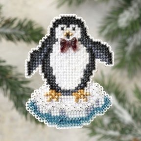 Набор для вышивания "Proud Penguin • Гордый пингвин" Mill Hill MH189301