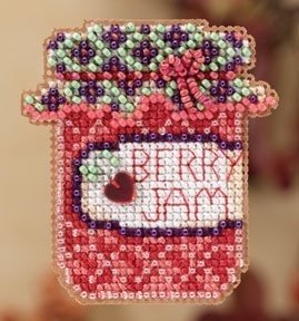 Набор для вышивания "Berry Jam • Ягодное варенье" Mill Hill MH182201