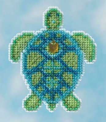 Набор для вышивания "Sea Turtle • Морская черепаха" Mill Hill MH181611