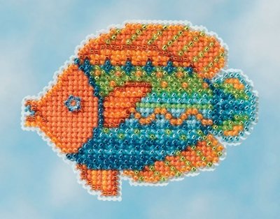 Набор для вышивания "Fancy Fish • Маскарадная рыбка" Mill Hill MH181613