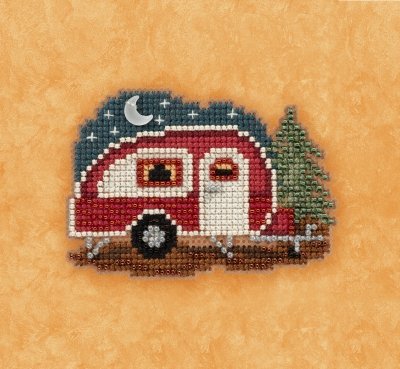 Набор для вышивания "Happy Camper • Счастливый кампер" Mill Hill MH181721