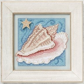 Набор для вышивания "Conch Shell • Ракушка" Mill Hill MH140102