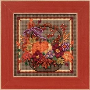 Набор для вышивания "Autumn Basket • Осенняя корзина" Mill Hill MH143203