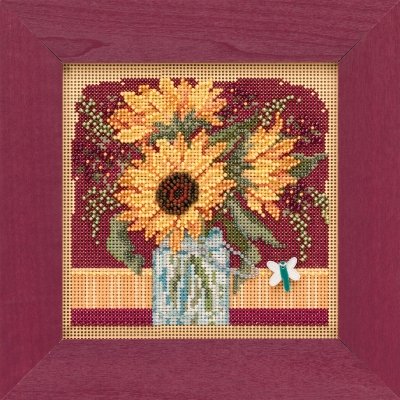 Набор для вышивания "Sunflower Bouquet • Букет подсолнухов" Mill Hill MH141924
