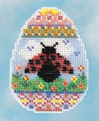 Набор для вышивания "Ladybug Egg • Яйцо с Божьей коровкой" Mill Hill MH181615