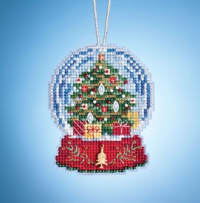 Набор для вышивания "Christmas Tree Globe  • Рождественское дерево Шар" Mill Hill MH161936