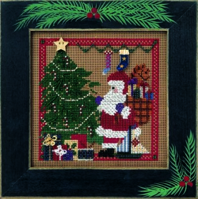 Набор для вышивания "Santa's Visit • Визит Санты" Mill Hill