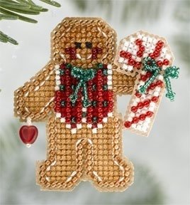 Набор для вышивания "Gingerbread Boy • Пряничный мальчик" Mill Hill