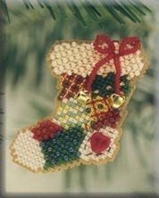Набор для вышивания "Patchwork Stocking • Пэчворк Чулок" Mill Hill