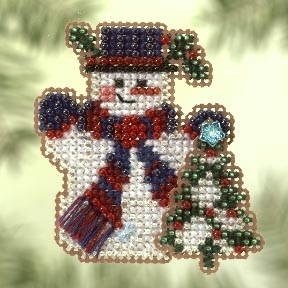 Набор для вышивания "Frosty Fir • Морозный ель" Mill Hill
