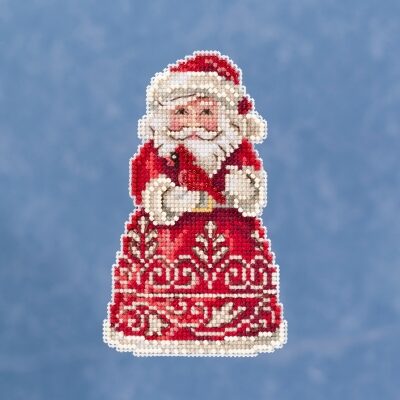 Набор для вышивания "Santa With Cardinal • Санта и кардинал" Mill Hill