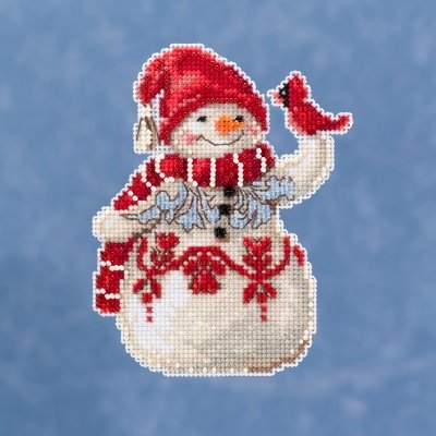 Набор для вышивания "Snowman • Снеговик" Mill Hill