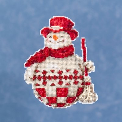 Набор для вышивания "Nordic Snowman • Скандинавский снеговик" Mill Hill