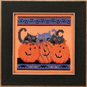 Набор для вышивания "Jacks and Cats • Тыквы и кошки" Mill Hill