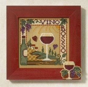Набор для вышивания "Vino Rosso • Красное вино" Mill Hill