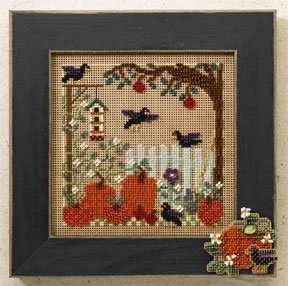Набор для вышивания "Pumpkin Patch • Тыквенный патч" Mill Hill